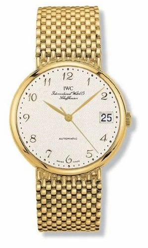 IWC Portofino Automatic Yellow Gold / Silver - Breguet / Strap IW9251-05 (IW925105)